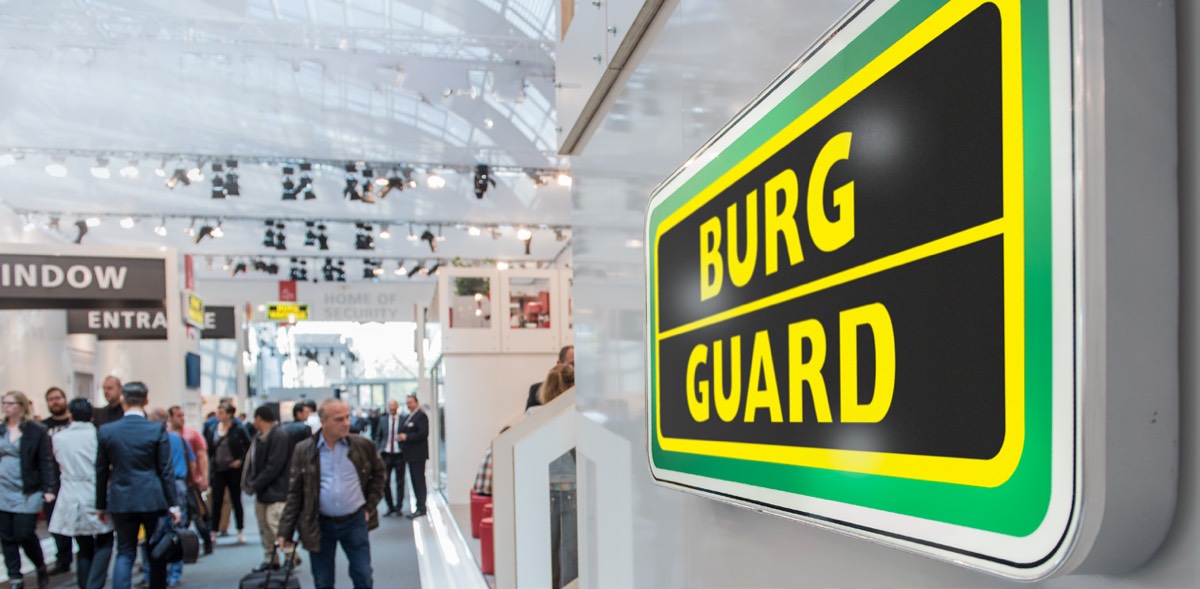 Fabio Lüling auf der BURG-GUARD-Messe