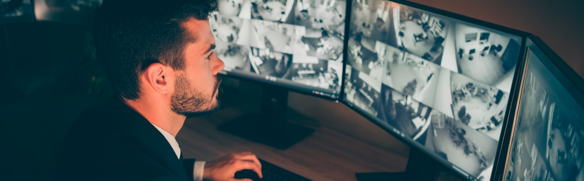 BURG-GUARD Kontrollzentrum mit KI-Videoüberwachung